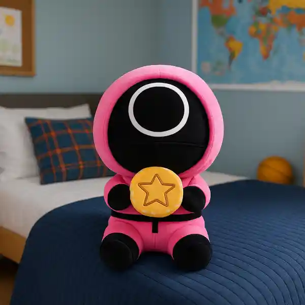 Peluche Guardia Rojo Juego Del Calamar Serie Miniso