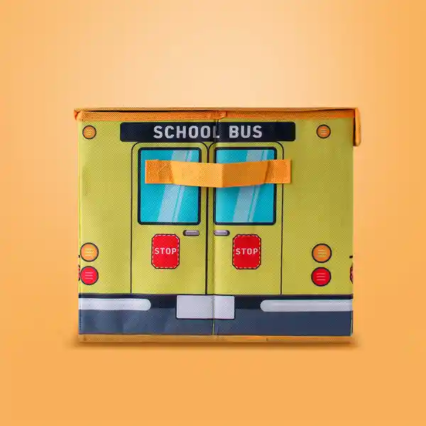 Organizador de Tela Grande Con Tapa Serie Miniso Amarillo Miniso