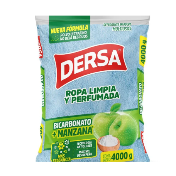 As Detergente Polvo Multiusos Bicarbonato Manzana 4000 g