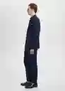 Blazer Americana Amalfi Navy Talla 50 Hombre Mango