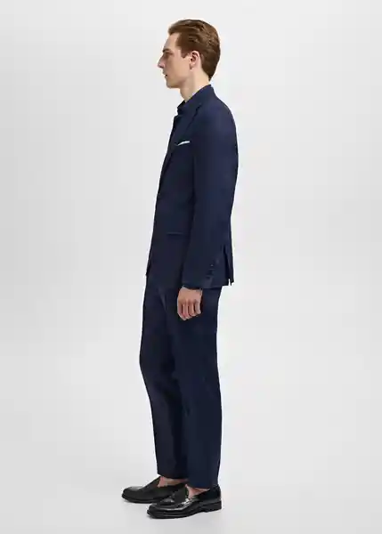 Blazer Americana Amalfi Navy Talla 50 Hombre Mango