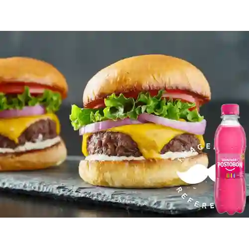 Combo Hamburguesa Clasica + Manzana 250ml