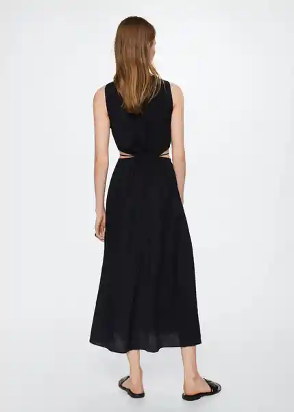 Vestido Willow Negro Talla Xs Mujer Mango