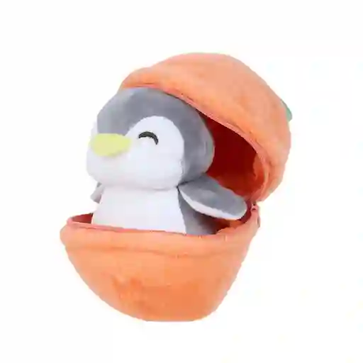 Miniso Peluche Blind Box Sorpresa Fruit Series Penguin Naranja