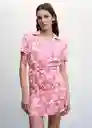 Vestido Kike-H Vainilla Talla XL Mujer Mango