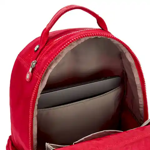 Kipling Morral Seoul Para Mujer Color Rojo