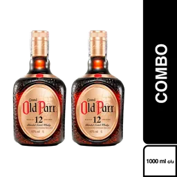 2 x Grand Old Parr Whisky 12 Años 1000 mL