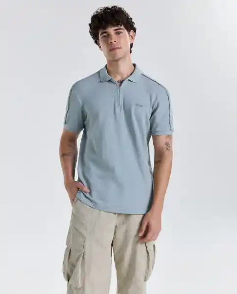 Polo Hombre Gris Talla M 809G009_GRI154704 Americanino