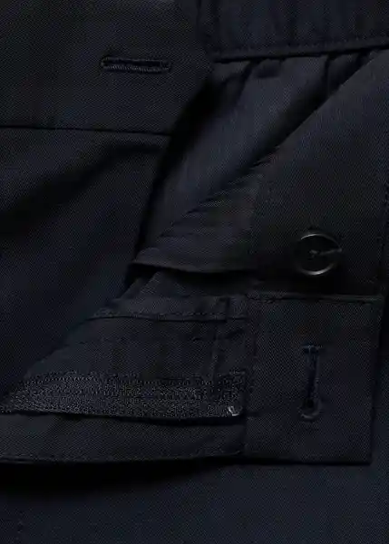 Pantalón Bologna Navy Talla 42 Hombre Mango