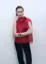 Blusa Amapola Rojo Talla M Mujer Mango