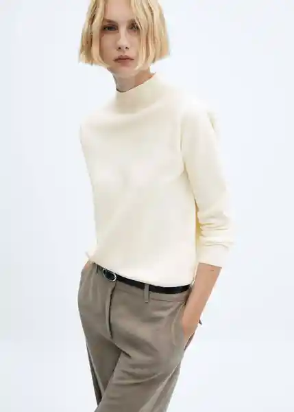Jersey Chimney Crudo Talla XL Mujer Mango
