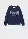 Buzo Sudadera Power Navy Talla 06 Niñas Mango