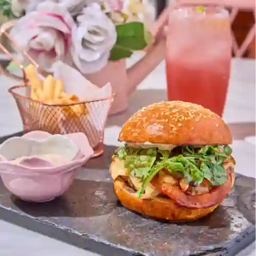 Rose Blue Burger con Cherry Blossom