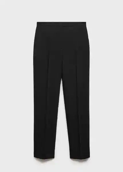 Pantalón Boreal Negro Talla 38 Mujer Mango