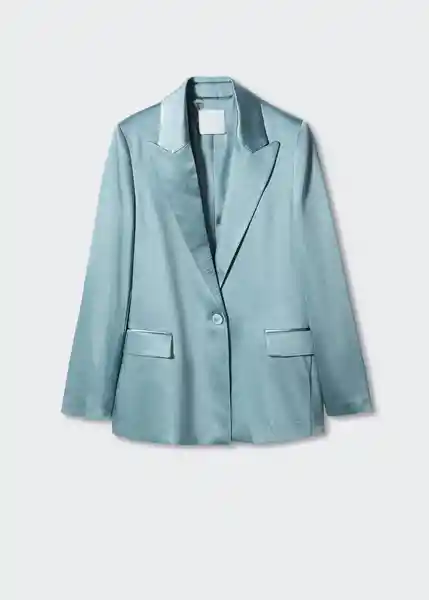 Blazer Americana Nicole Celeste Talla L Mujer Mango