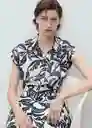 Camisa Merci Crudo Talla M Mujer Mango