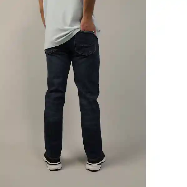 Jean Slim Straight Hombre Azul Talla: 33 x 32 American Eagle