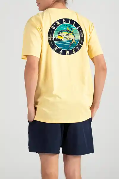 ONeill Camiseta Classic Big Eye Masculino Amarillo M