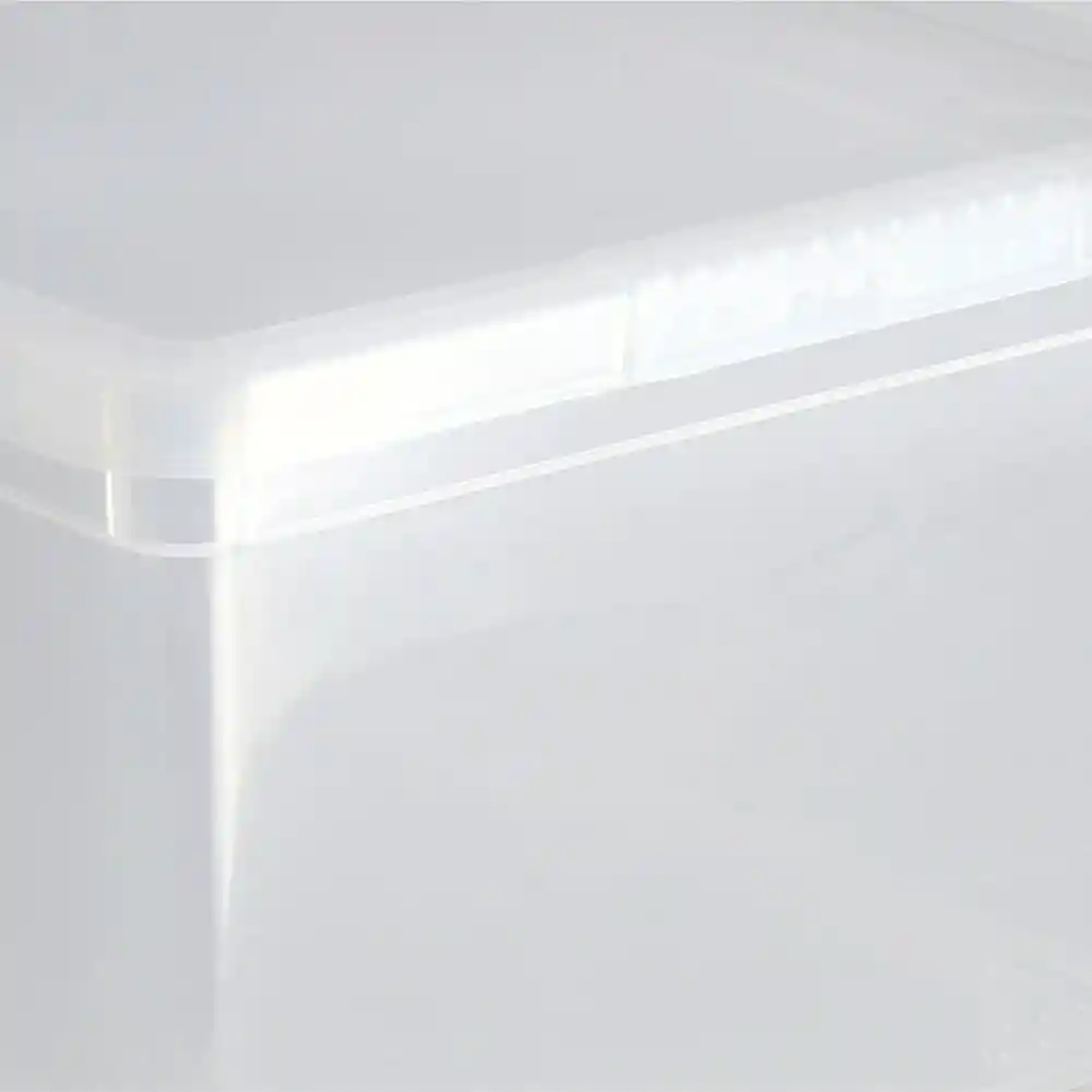 Set 4 Cajas Plástico M 6 Litros Transparente 0001