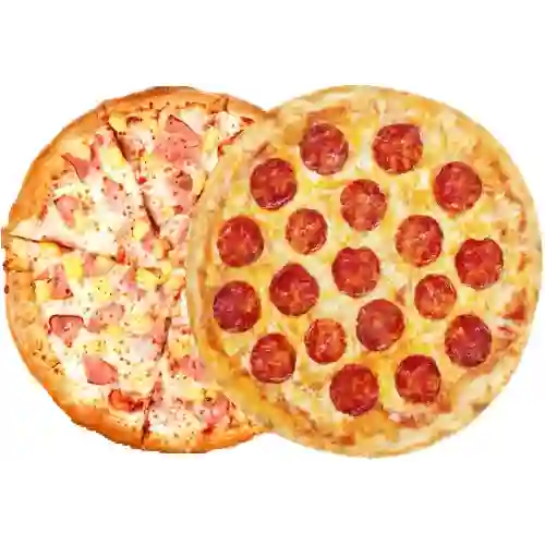 2 Pizzas Medianas Combinadas 30 Cm - 8P