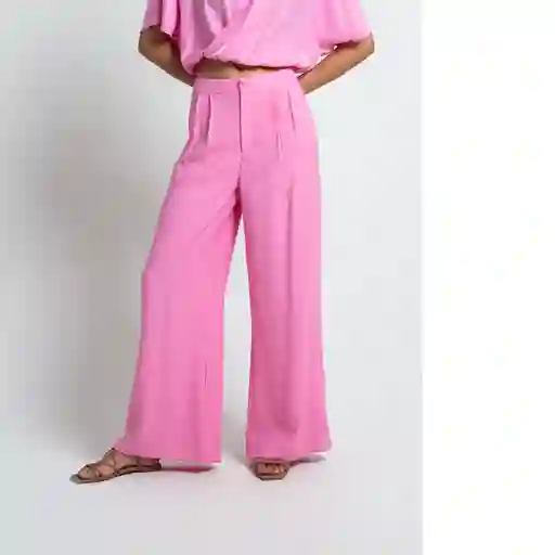 Pantalón Pro Mujer Rosa Boreas Medio Talla 4 432F334 Naf Naf