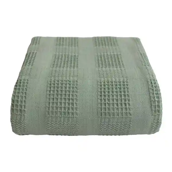 Fatelares Sobre Cama Sofía Crema Doble-Verde 232 x 246