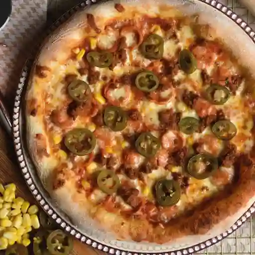 Pizza personal mexicana