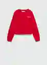 Sudadera Champs Rojo Talla 12 Niñas Mango