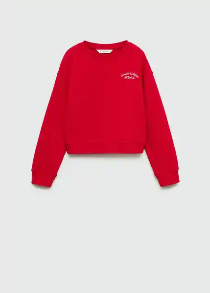 Sudadera Champs Rojo Talla 12 Niñas Mango