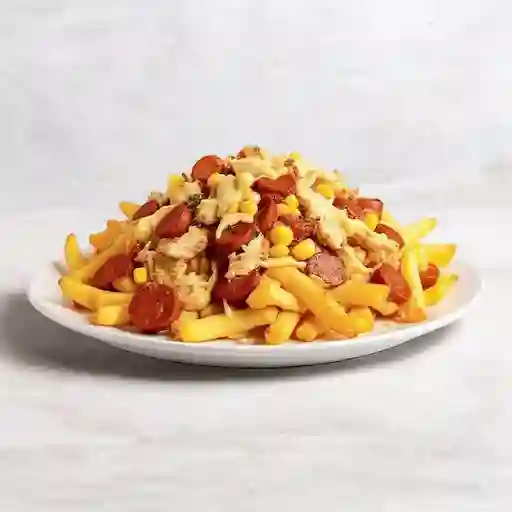 Papitas imperio + bebida litro