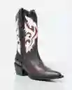 Botas Western Femenino Negro Sombrío Ultra Oscuro 38 Chevignon