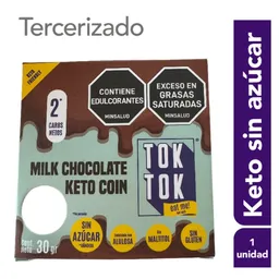 Tok Tok Chocolatina Keto Sin Azúcar