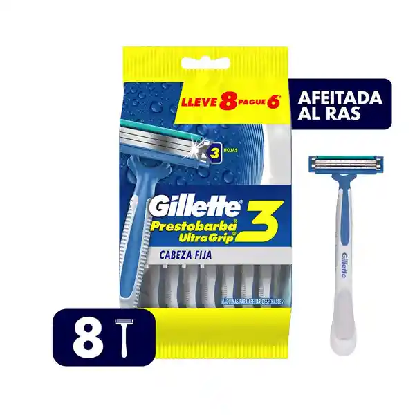 Gillette Prestobarba 3 Ultra Grip