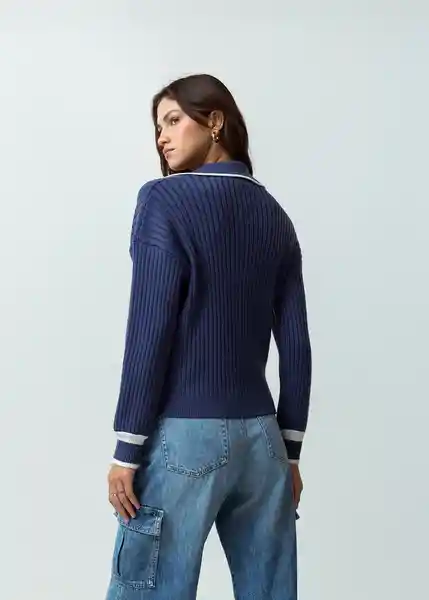 Blusa Tejido Mujer Azul Cetaceo Talla XS/S Naf Naf