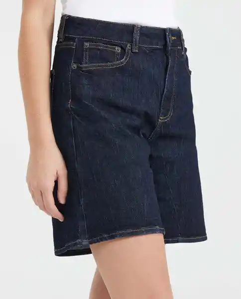 Short Femenino Azul Clásico Oscuro Talla 12 Chevignon