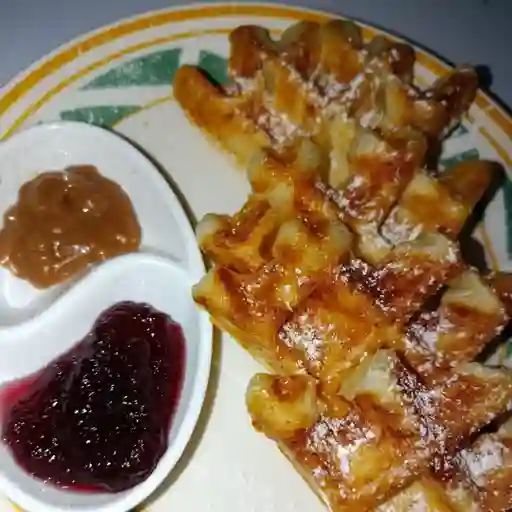 Waffle de buñuelo