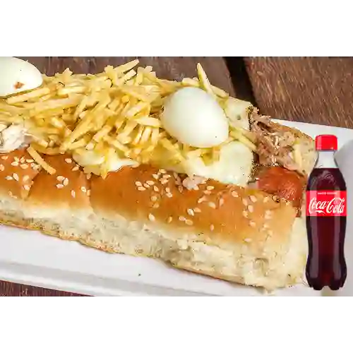 Combo Perro Criollo + Coca-Cola Sabor Original 450 ml