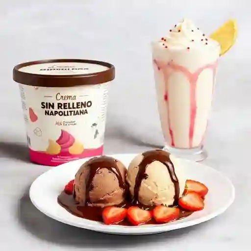 Crema Sin Relleno Napolitana