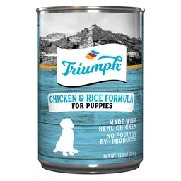 Triumph Alimento para Perro Cachorro Fórmula de Pollo y Arroz