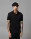 Camisa Tipo Polo Hombre Negro Talla S 191G001 Rifle