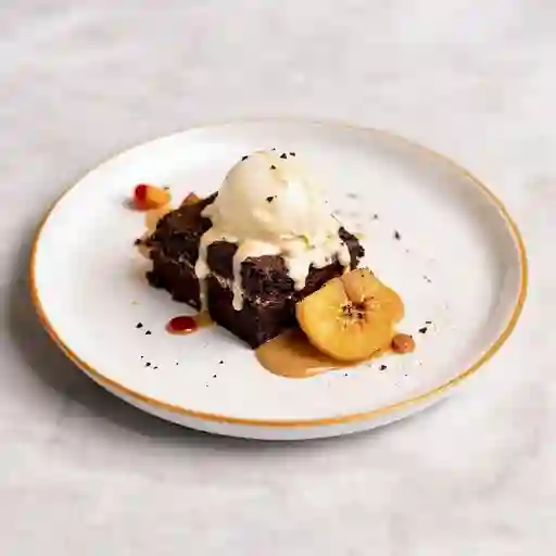 Brownie con Helado