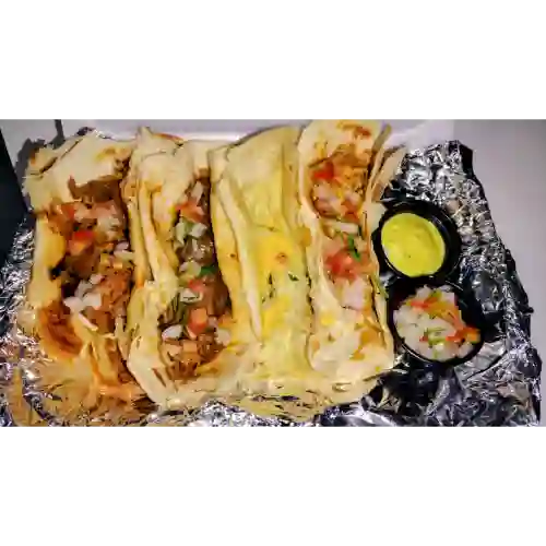 Familiar 8 Tacos + Litro de Gaseosa