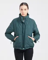 Chaqueta Wave Quilted Verde Nafta Ultra Oscuro Talla M Chevignon