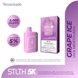 STLTH 5K Vape - Grape Ice- 5000 puff (5%)
