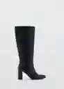 Botines Fanga Negro Talla 37 Mujer Mango