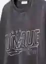 Buzo Sudadera Unique Antracita Talla 19 Teen Niñas Mango