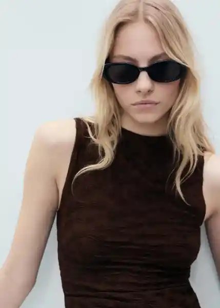 Top Acadia Chocolate Talla S Mujer Mango