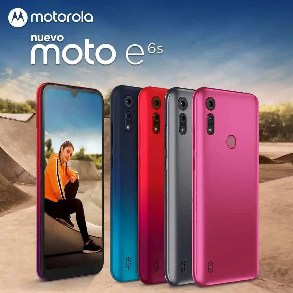 Motorola Celular E6S 32GB Color Gris 