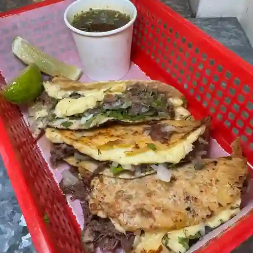 Tacos de quesabirria x3