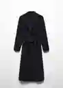 Abrigo Classic Negro Talla 18 Mujer Mango